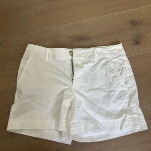 LOFT White Monroe Shorts
